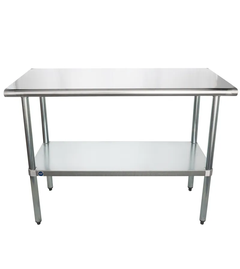 Universal SS2448 - 48" X 24" Stainless Steel Work Table W/ Stainless Steel Under Shelf