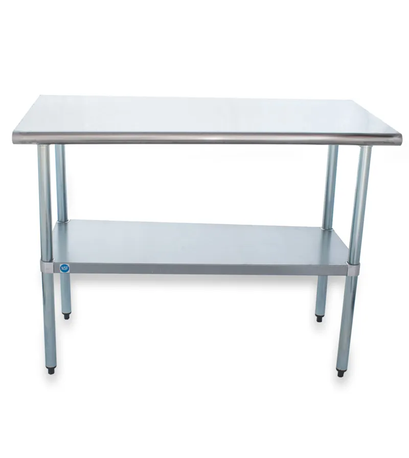 Universal SS1448 - 48" X 14" Stainless Steel Work Table W/ Stainless Steel Under Shelf