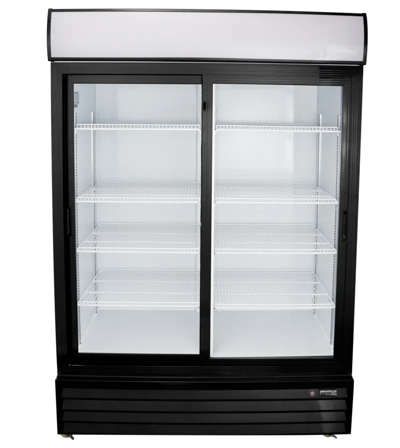 Universal SSB54SC - 54" Sliding Glass Door Reach In Refrigerator