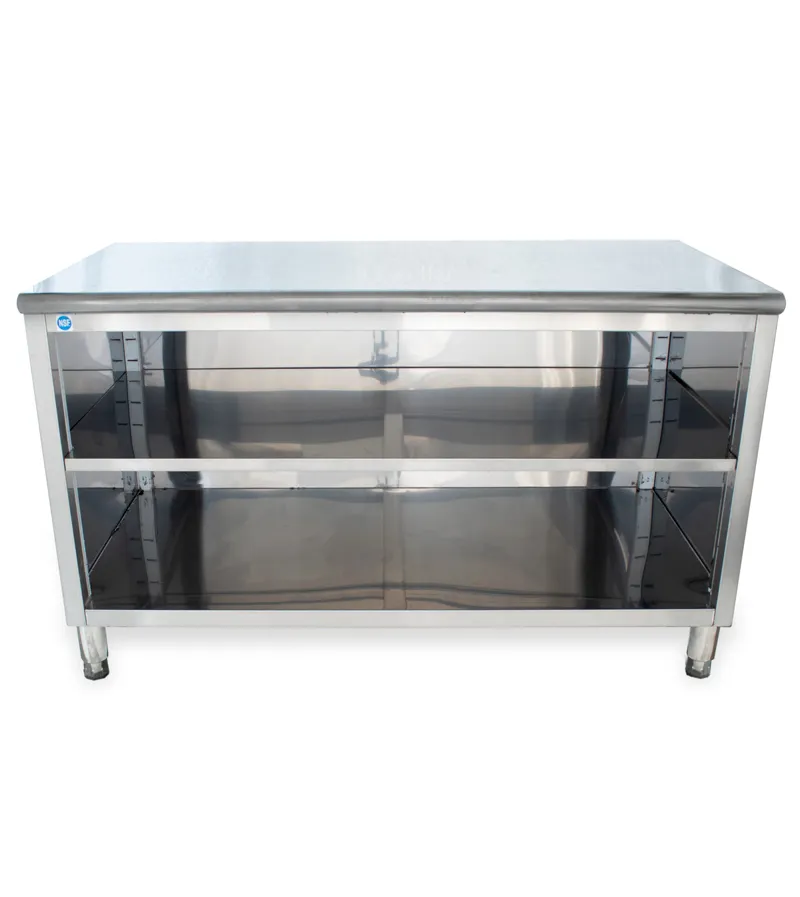 Universal ST-330-60-O - 30" X 60" Stainless Steel Storage Dish Cabinet - Open Front