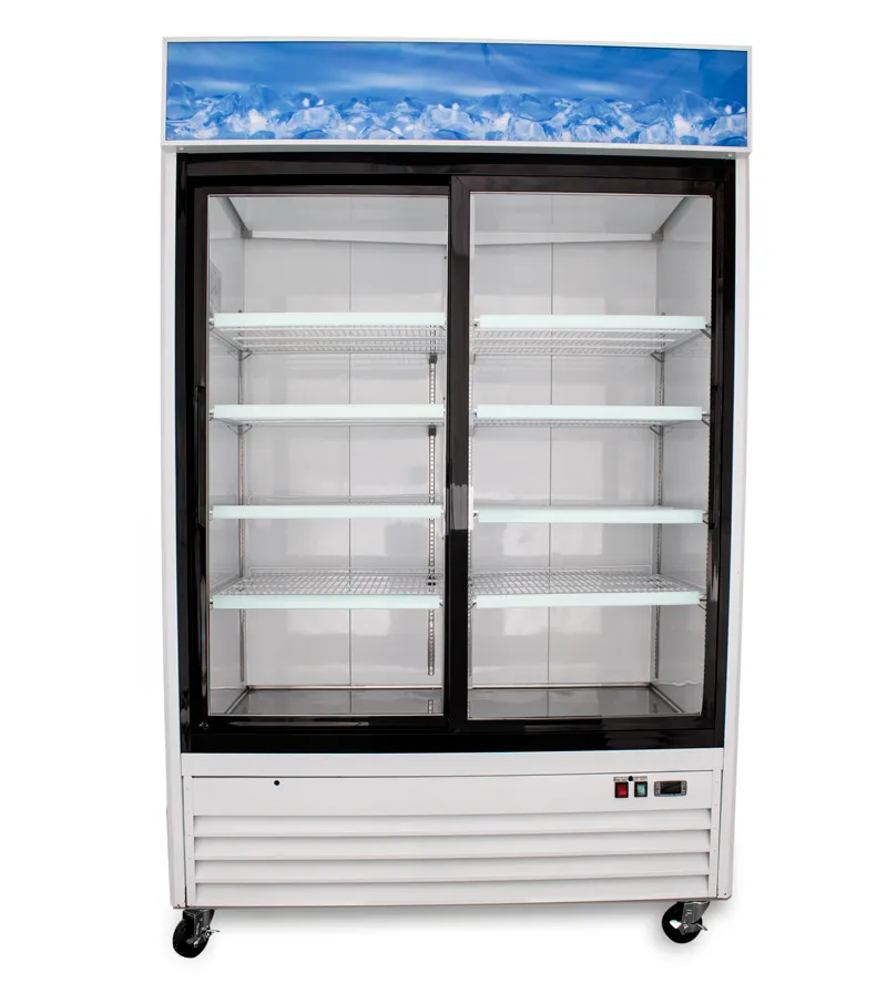 Universal UGDS54 54” Sliding Glass Door Merchandiser Reach In Refrigerator