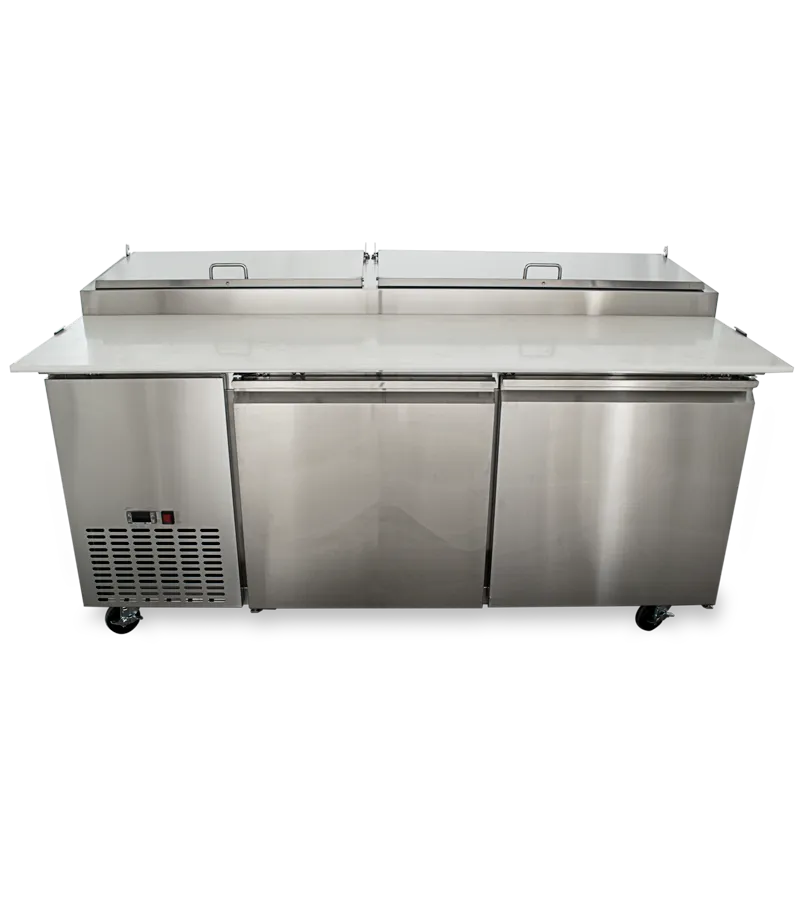 Universal UPPT67 67” Two Door Pizza Prep Table Refrigerator