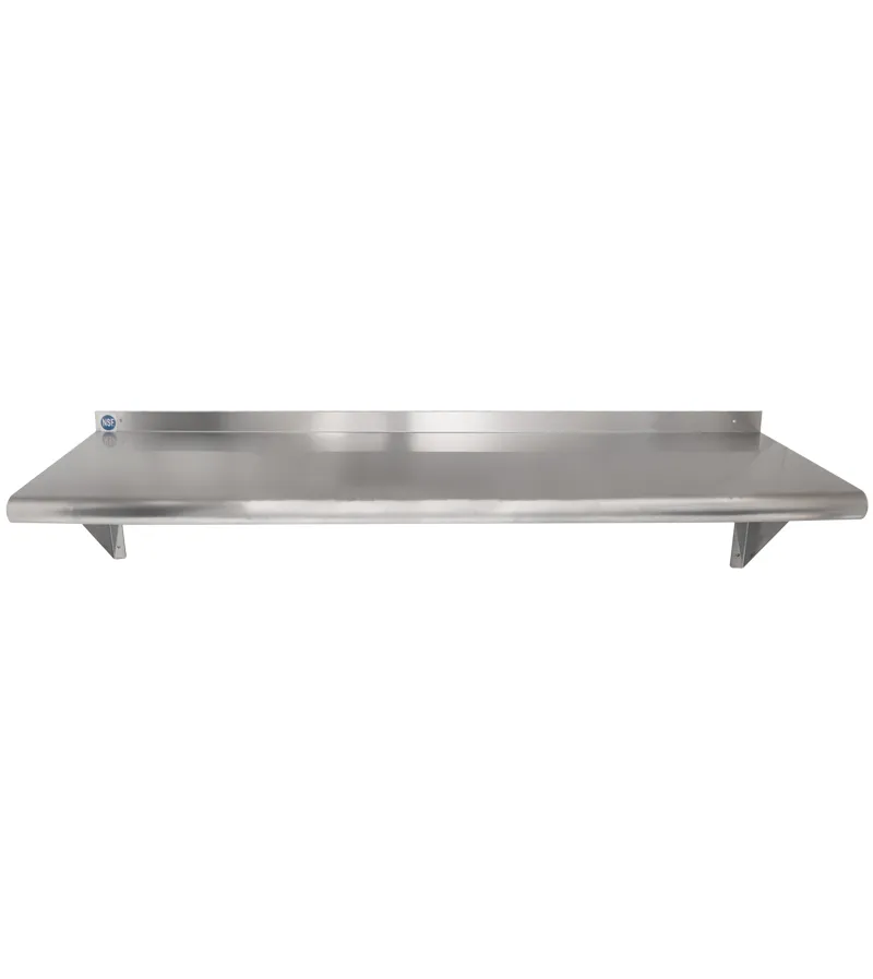 Universal WS1448 - Stainless Steel Wall Shelf - 14" X 48"