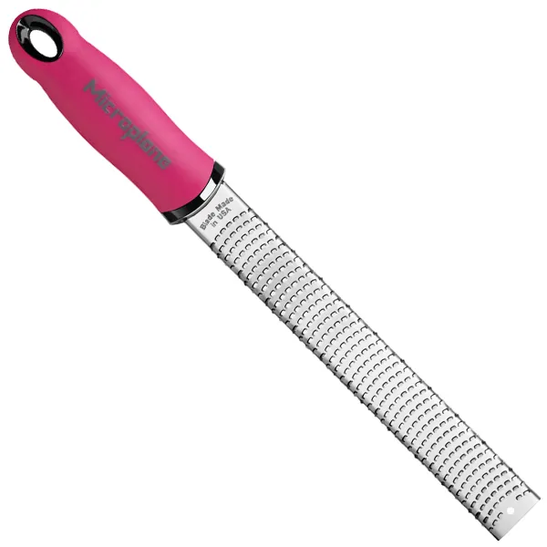 Microplane 46920 - Premium Classic Fine Cheese Citrus Grater Zester Fuchsia Pink 