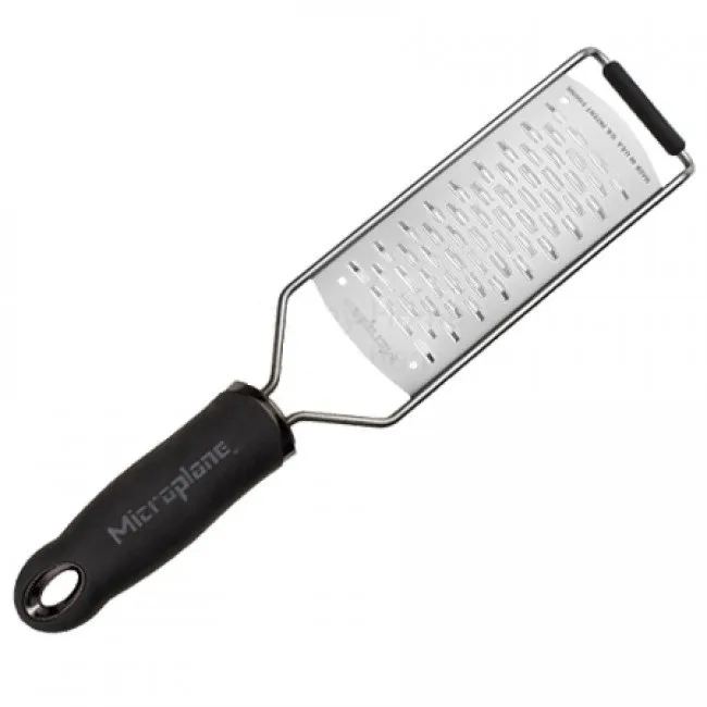 Microplane 45002 - Premium Classic Medium Ribbon Zester Cheese Grater Black 