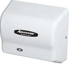 American Dryer A Series Automatic Hand Dryer w/ Fixed Nozzle [AD90-M]