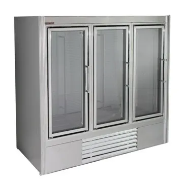 Universal Coolers ADM-3-SC - 90" Three Swinging Glass Door Refrigerator