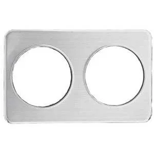 Update International AP-27D - Stainless Steel Adapter Plate w/Two Holes