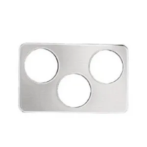 Update International AP-34D - Stainless Steel Adapter Plate w/Three Holes