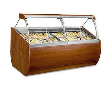 Universal ARUBA8SC- 104" Gelato Display Case - 28 Pans