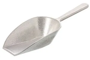 Update International ASFB-250 - 7 Oz - Aluminum Flat Bottom Scoop