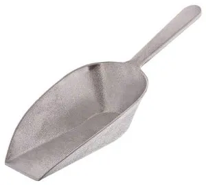 Update International ASFB-310 - 16 Oz - Aluminum Flat Bottom Scoop