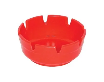 Update International AST-4RD - 4-1/4" Bakelite Round Plastic Ashtray