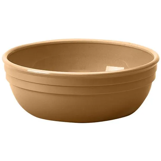 Cambro 100CW-133 - 12.5 oz. Beige Camwear Nappie Bowl (4 per Case8) 