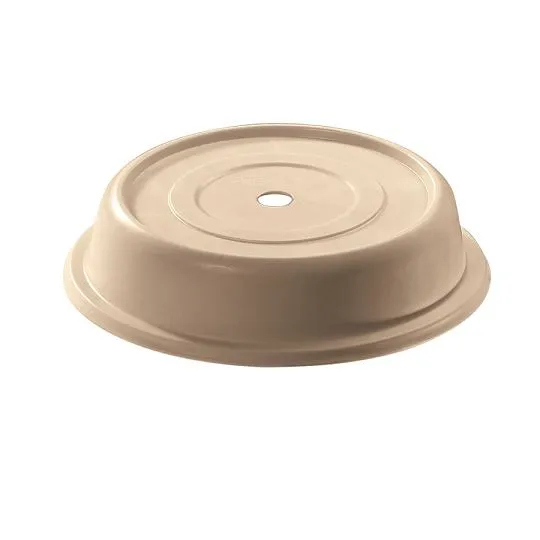 Cambro 1005CW-133 - 10 9/16" Beige Camwear Camcover Plate Cover (12 per Case) 