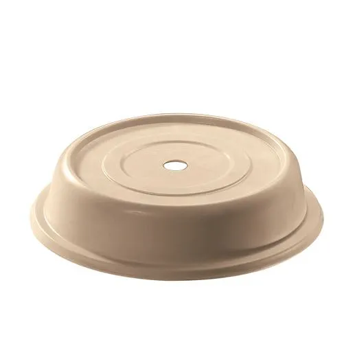 Cambro 1202CW-133 - 12 1/8" Beige Camwear Camcover Plate Cover (12 per Case) 