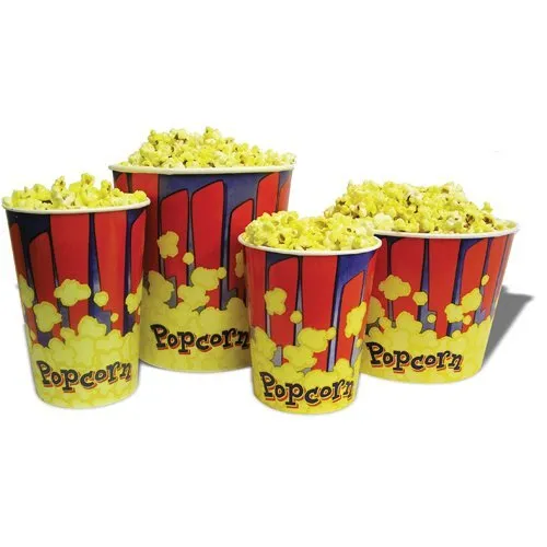 Benchmark USA 41470 - Popcorn Tubs - 170 oz Capacity - Case of 50