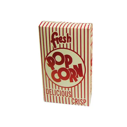 Benchmark USA 41549 - Closed Top Popcorn Boxes - 3/4 oz Capacity - Case of 100