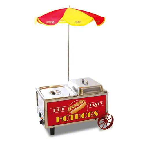 Benchmark USA 60072 - 60 Hot Dog Steamer Mini Cart