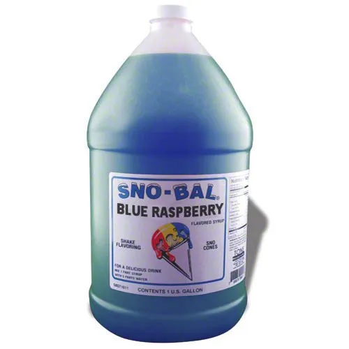 Benchmark USA 72001 - Blue Raspberry Snow Cone Syrup - 1 Gal - Case of 4