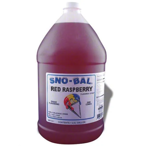 Benchmark USA 72007 - Red Raspberry Snow Cone Syrup - 1 Gal - Case of 4