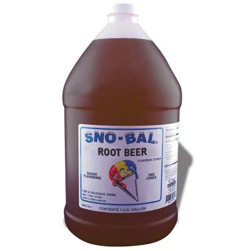 Benchmark USA 72010 - Root Beer Snow Cone Syrup - 1 Gal - Case of 4