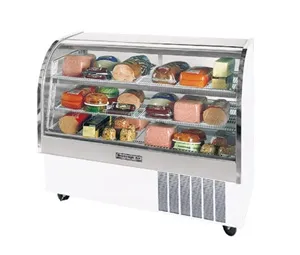 Beverage Air - CDR4/1-W-20 - Curved Glass Refrigerated Deli Display Case 49"