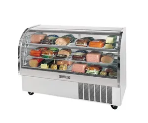 Beverage Air - CDR4/1-S-20 - Curved Glass Refrigerated Deli Display Case 49"