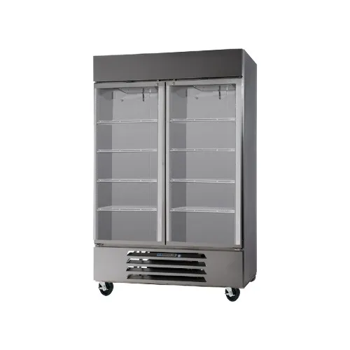 Beverage Air (Bev Air) HBR49-1-G-AVA - Two Section Glass Door Pharmacy Refrigerator - 49 Cu. Ft.