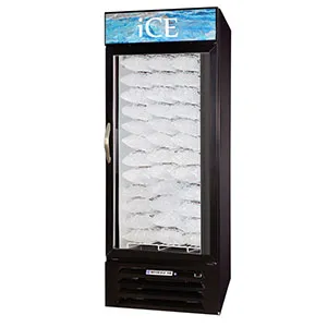 Beverage Air - MMF27-1-B-ICE - MarketMax Black Indoor Ice Merchandiser - 27 Cu. Ft.