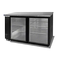 Beverage Air - BB58G-1-B - Glass Door Back Bar Cooler 59" 