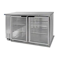 Beverage Air- BB58G-1-S - Glass Door Back Bar Cooler 59"  