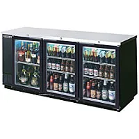 Beverage Air - BB78G-1-B - Glass Door Back Bar Cooler 79" 