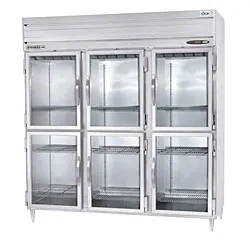 Beverage Air - PRD3-1BHG - Half Glass Door Pass-Thru Refrigerator 78"