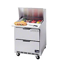 Beverage Air SPED27A - Sandwich/Salad Prep Table w/ Drawers 27" - Elite Series 