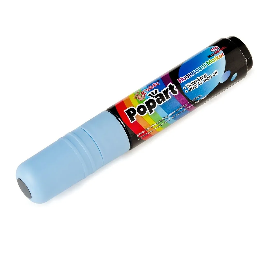 Universal 407MBPMB - Blue All Purpose Large Tip Neon Marker