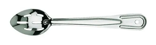 Update International BSOT-11 - Stainless Steel - Slotted Basting Spoon - 0.05" x 2.75" x 11"