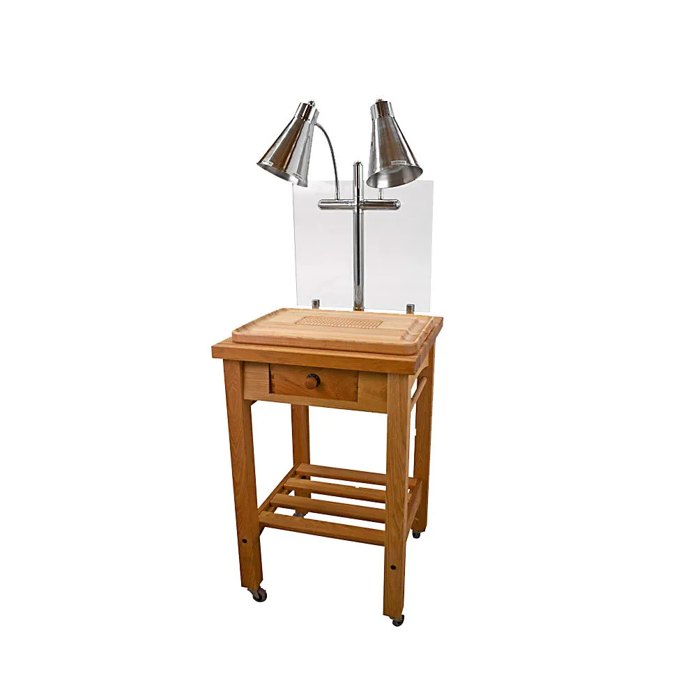 Buffet Enhancements - 010HCC - Maple Butcher Block Carving Station