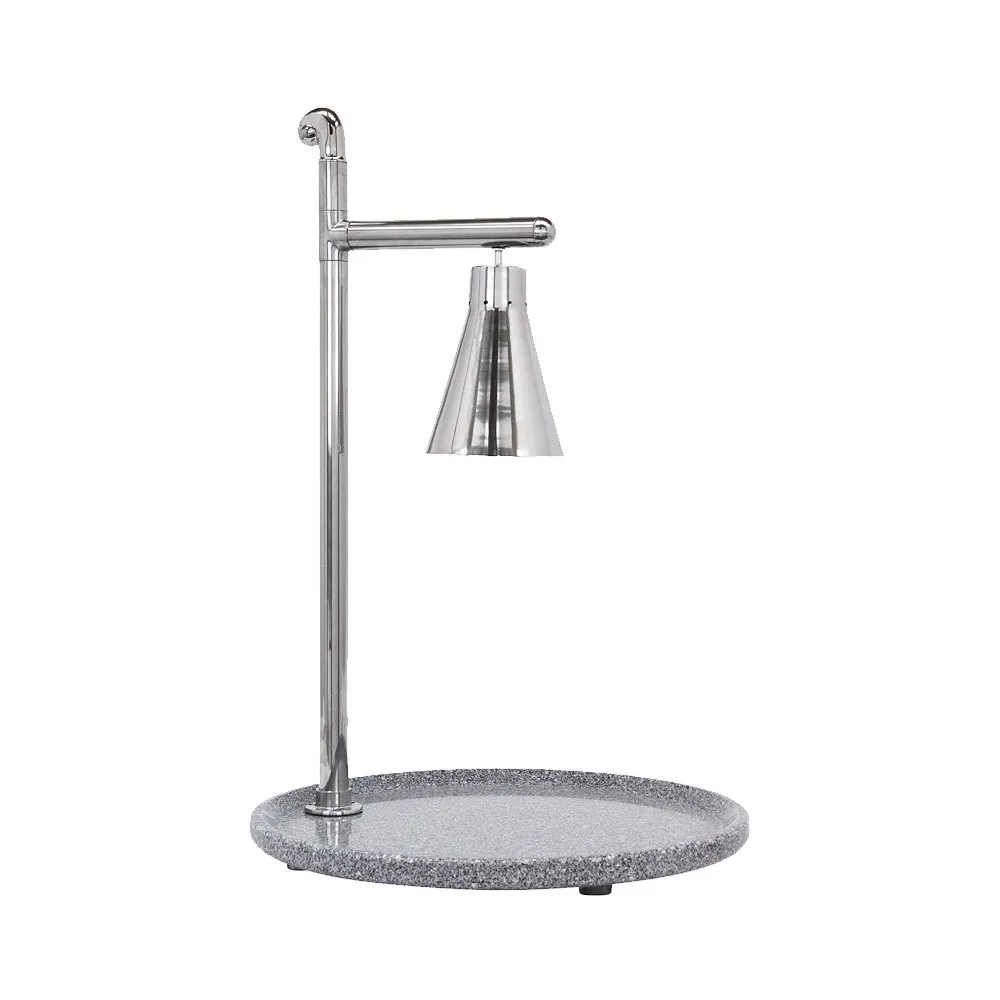 Buffet Enhancements - 010HCL-GG24RDSS - Classic 24" Carving Station - Stainless Steel - Round Base in Grey Granite