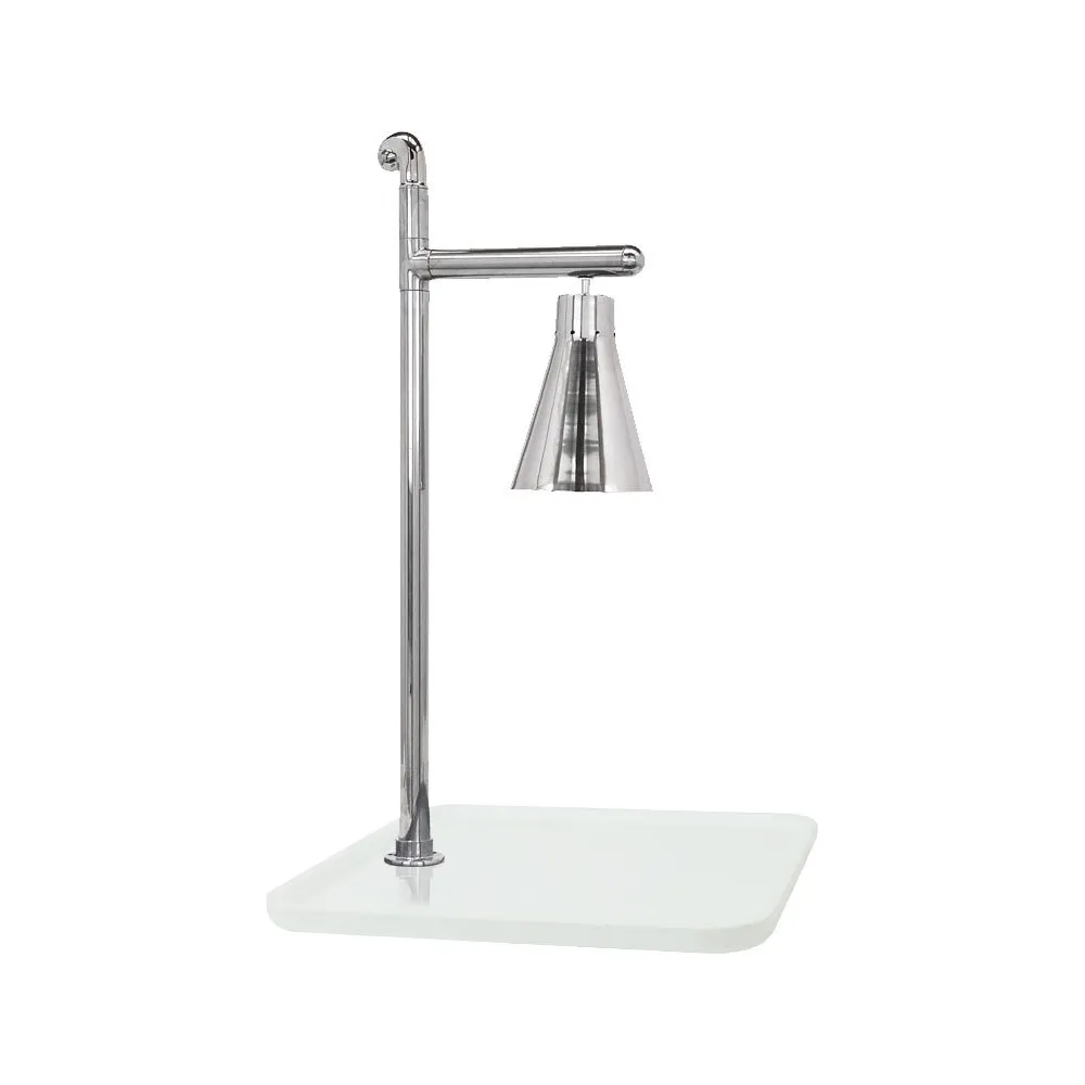 Buffet Enhancements - 010HCL-WG24SQSS - Classic 24" Carving Station - Stainless Steel - Square Base in White Granite