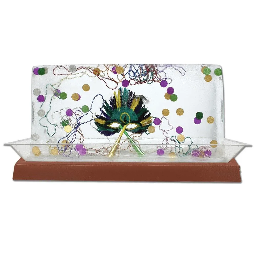 Buffet Enhancements - 010LCS55LED-CP - Large Lighted Ice Display - LED Lights - Copper Base