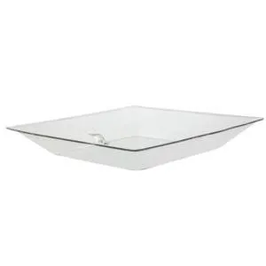 Buffet Enhancements - 1BLPT24 - 24" Small Ice Display Tray - Acrylic Tray w/ Drain