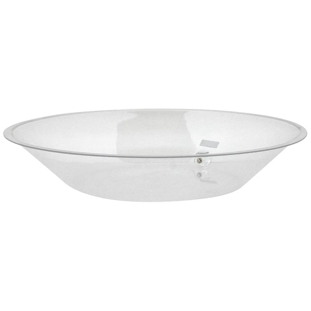 Buffet Enhancements - 1BLPT32 - 30" Round Ice Display Tray - Acrylic Tray w/ Drain