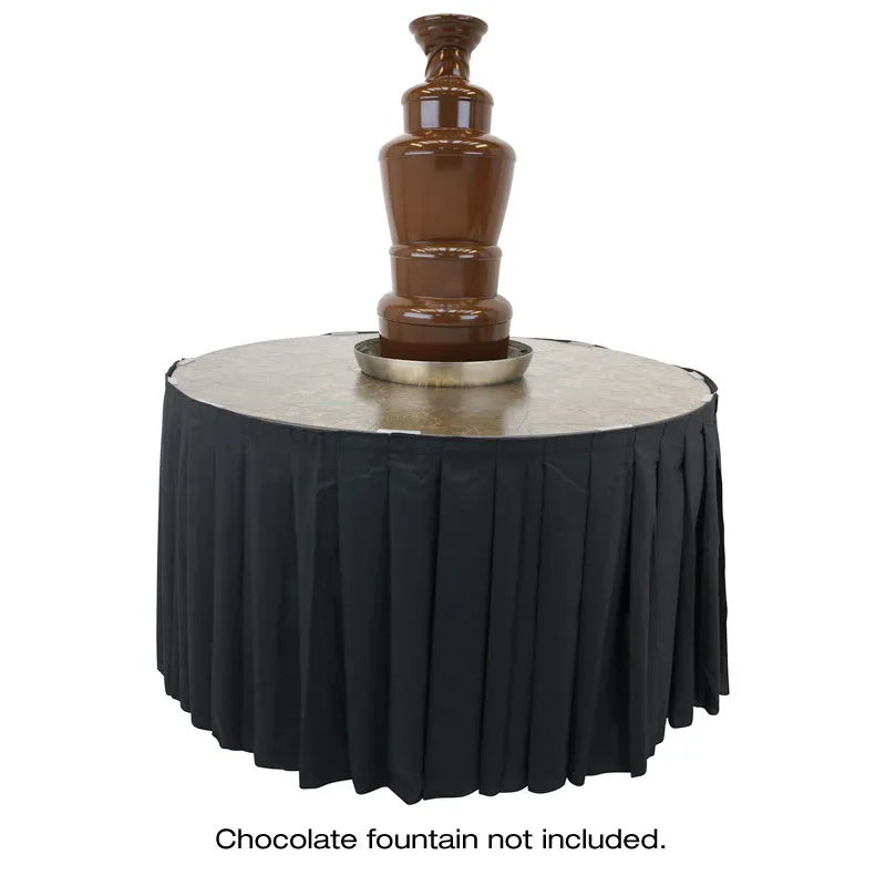 Buffet Enhancements - 1BACFT48PJB - 48" Chocolate Fountain Table - Laminate Finish - Java Bean