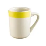 C.A.C. China R-17-Y - Rainbow Tierra Mug 3-1/4" - (3 Dozen per Case)