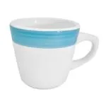 C.A.C. China R-1-BLU - Rainbow Coffee Cup 3-1/4" - (3 Dozen per Case)