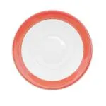 C.A.C. China R-2-R - Rainbow Saucer 6" - (3 Dozen per Case)