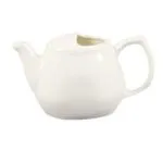 C.A.C. China TPW-1-C1 - Clinton Teapot 6-1/2" - (2 Dozen per Case)