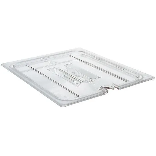 Cambro 20CWCHN-135 - Half-Size Food Pan Notched Cover w/ Handle - Camwear (6 per Case) 