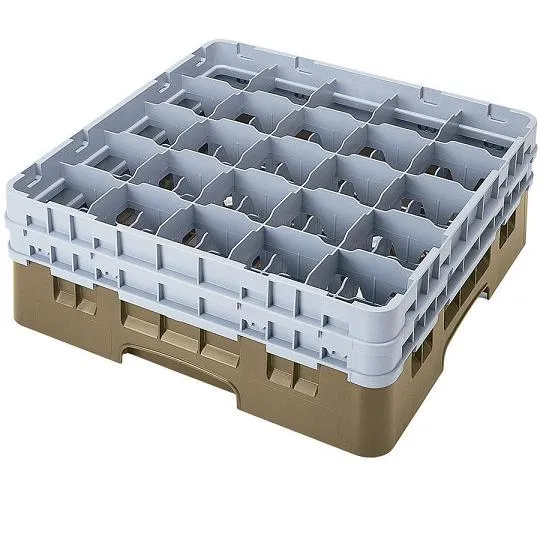 Cambro 20S318-184 - 3 7/8" Stemware & Tumbler Glass Rack - Camrack (5 per Case) 